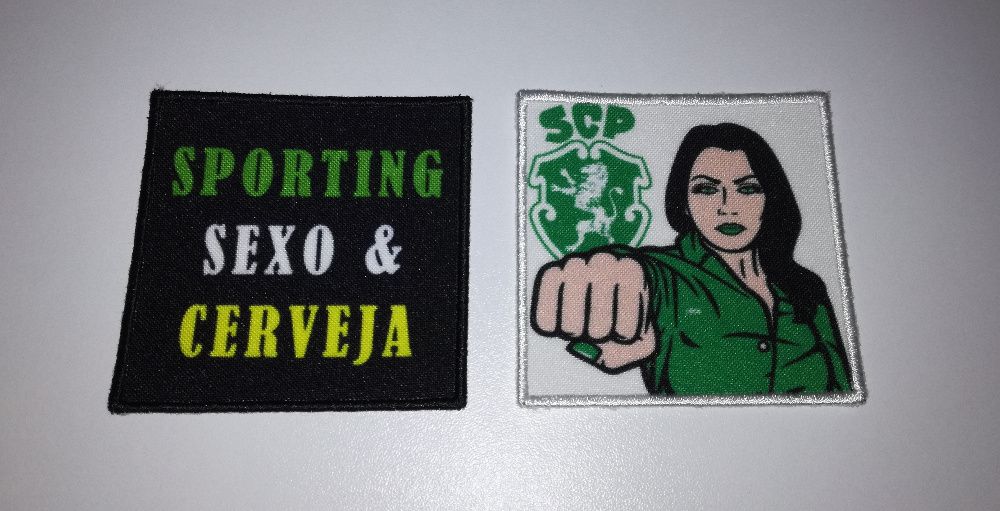 Patches/emblemas Bordados Sporting (Vendo/Troco)