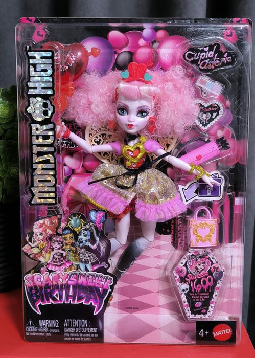 Monster High Scary Sweet Birthday – Cupid Asteria | Лялька в рожевому