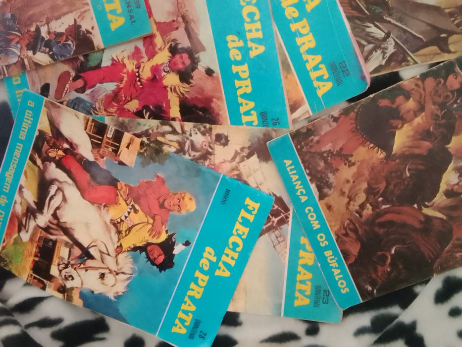 Vários exemplares de banda desenhada flecha de prata cada 4€