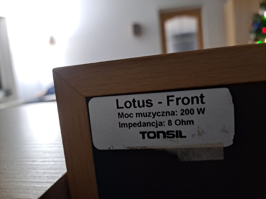 Zestaw kina domowego kolumny Lotus Tonsil + amplituner Sony STR DG520