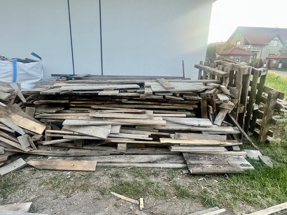 Deski i drewno po budowie oddam Stare Babice k. Warszawy