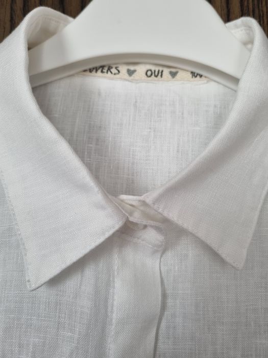 Oui рубашка 100% лен