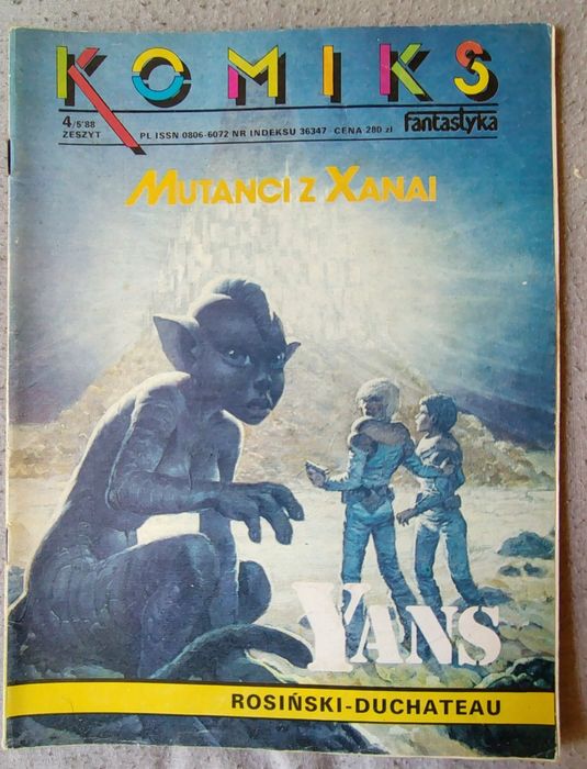 Komiks Yans mutanci z Xanai