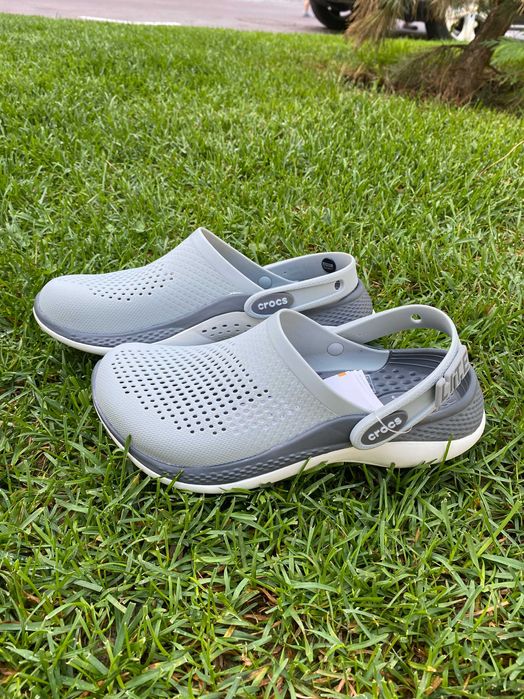 Crocs Literide 360 черные,с желтым  кроксы оригинал 36-44