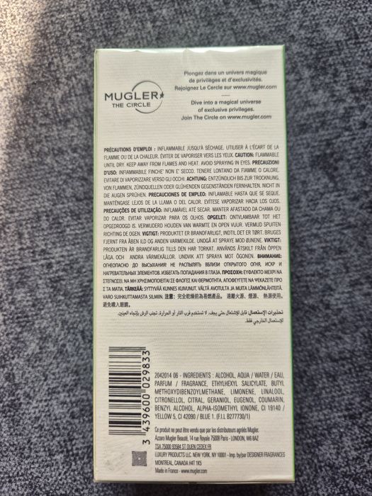 Mugler  cologne come together  100ml