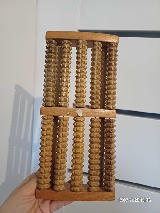 Drewniany masażer roller