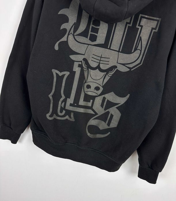 Bluza męska NBA Chicago BULLS boxy hoodie kaptur r. L