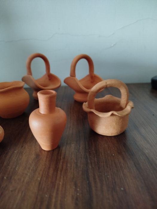 Peças em barro feitas à mao