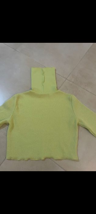 Camisola gola alta verde