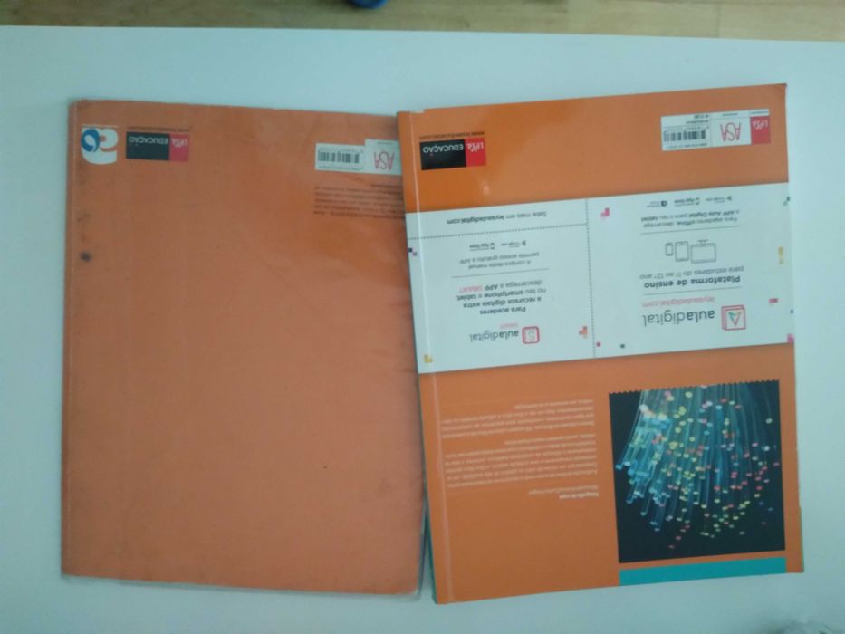 Livros "Novo F.Q. 8ºano" - Manual e Caderno de actividades