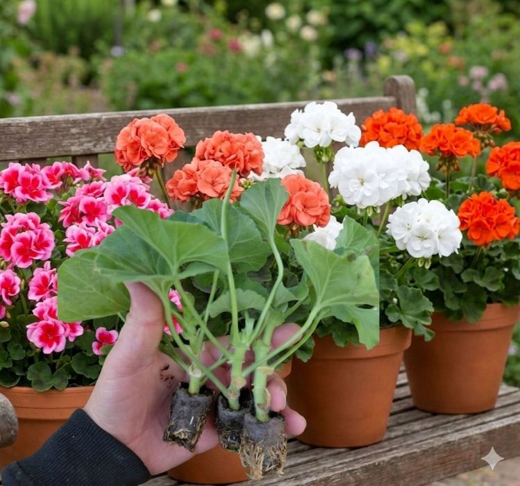 Пеларгонія та інші рослини