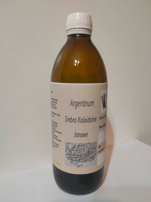 Srebro Koloidalne Jonowe 500 ml, 10 ppm &3