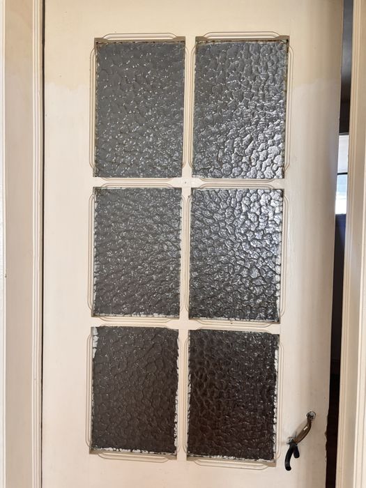 Porta Madeira Maciça com Vidro