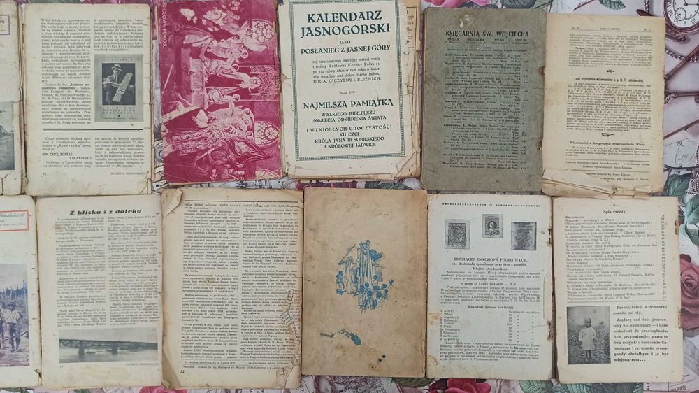 Przedwojenne katolickie miesięczniki dla dzieci oraz kalendarze