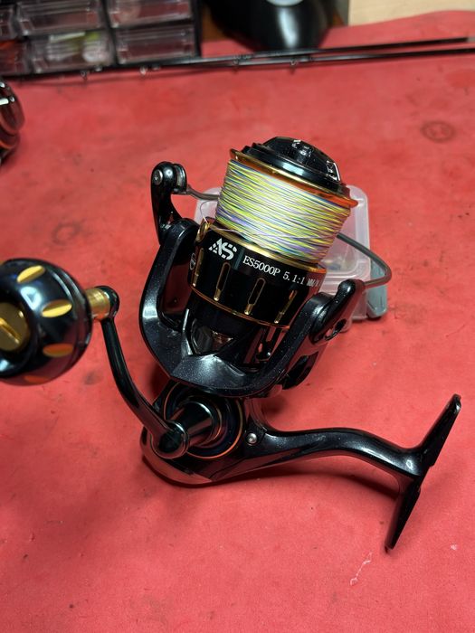 Canas e carretos pesca