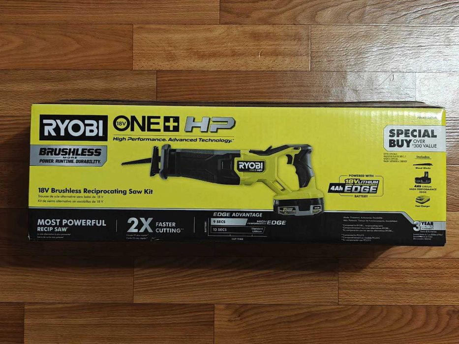 Шабельна безщіткова пила Ryobi PBLRS02