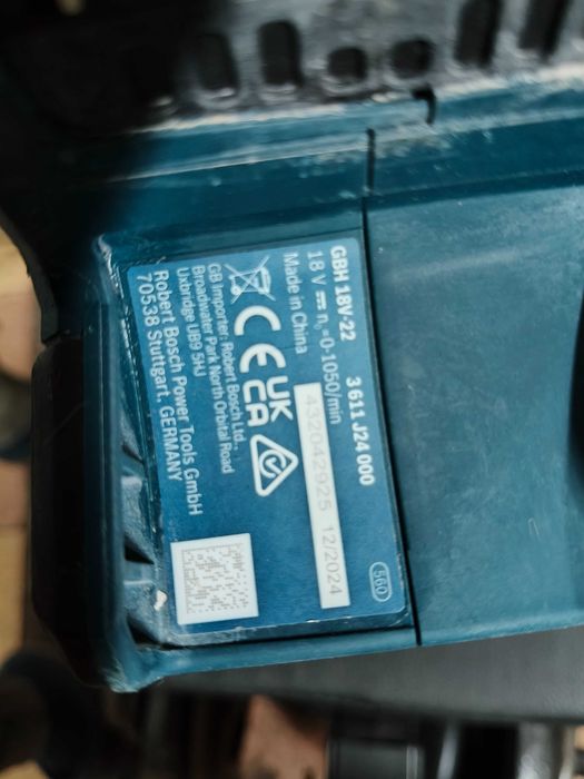 Bosch młotowiertarka SDS plus 18v bezszczotkowa rok2025