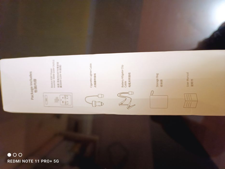 Инвертор Baseus 12V-220V 300W Чистый синусоид  Новый