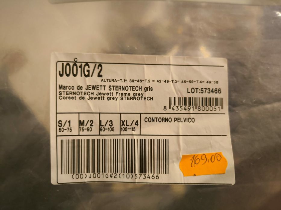 Colete Jewett Sternotech