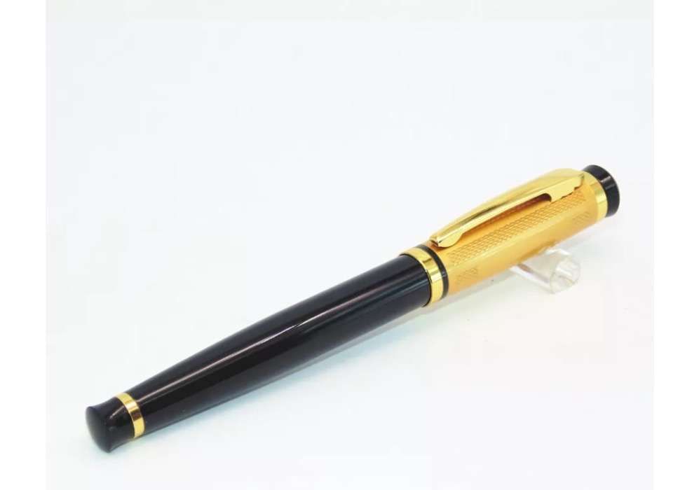 Caneta de Tinta permanente metálica, preta e dourada (K3)