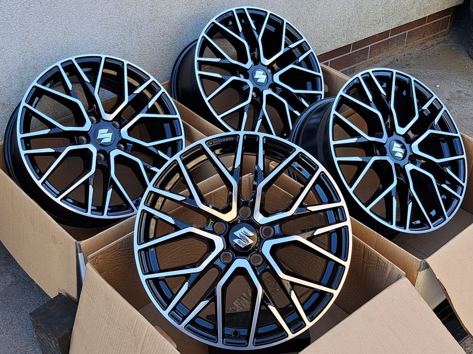 Alufelgi 17 NOWE 5x114,3 SUZUKI Vitara Swift SX4 S-Cross Czarne CNC
