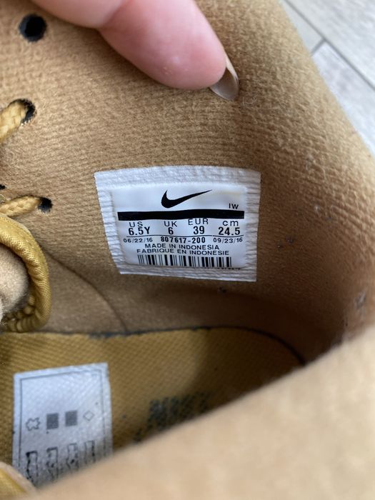 Nike air force 1 high lv8 3 miodowe karmelowe za kostkę low 39 -24,5cm