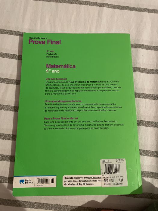 Preparar a prova final de Matematica 9 Ano