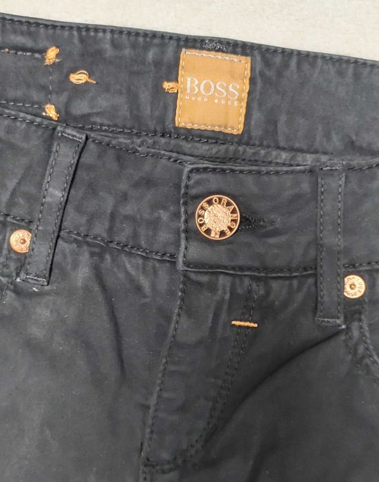 Spodnie jeansy czarne Skinny HUGO BOSS, R. S