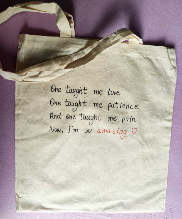 Torba bawełniana tote bag Ariana Grande Next