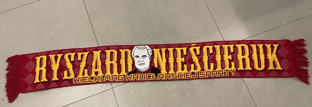 Ryszard Nieścieruk - Mag Wrocławskiej Sparty - szalik kolekcjonerski