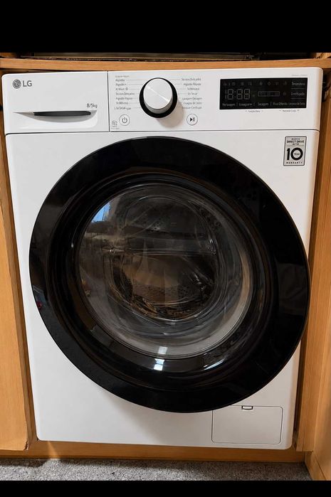 Máquina Lava e Seca LG 8kg/5kg Direct Drive Inverter (Impecável / Silenciosa)