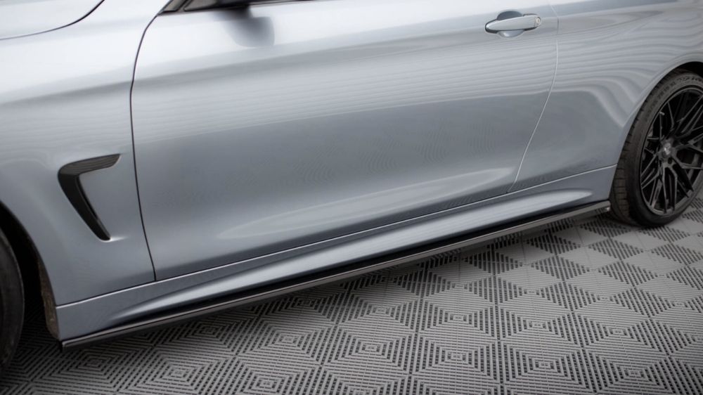 Dokładki splitery progów m performance czarny mat bmw f83 f83 M4