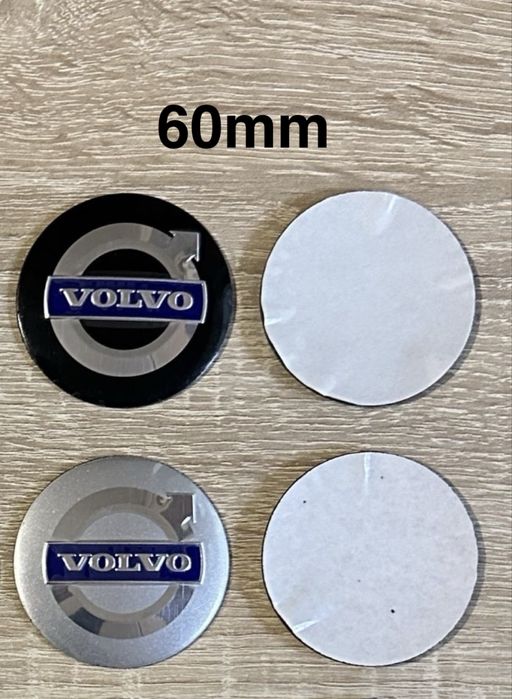Conjunto 4 Centros Volvo  56mm 60mm 64mm 65mm 68mm 75mm