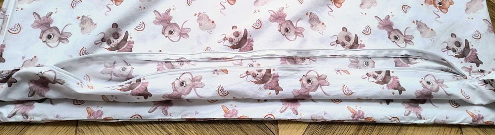 Komplet pościeli dla dzieci zajączki/ liski/ miś panda