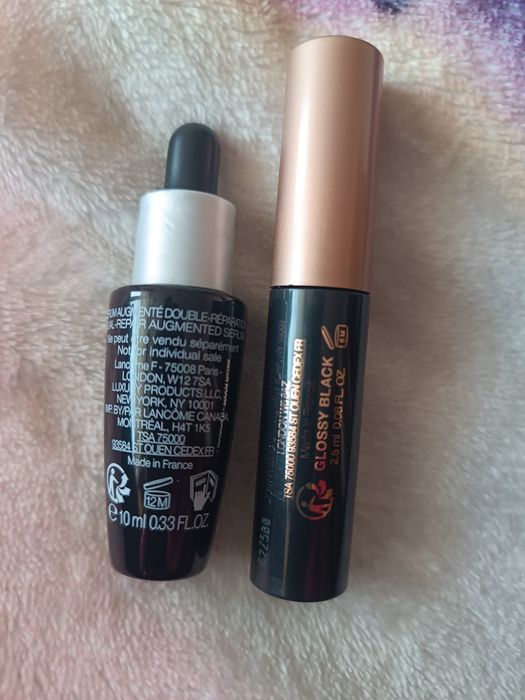 Lancome- serum do twarzy  plus maskara