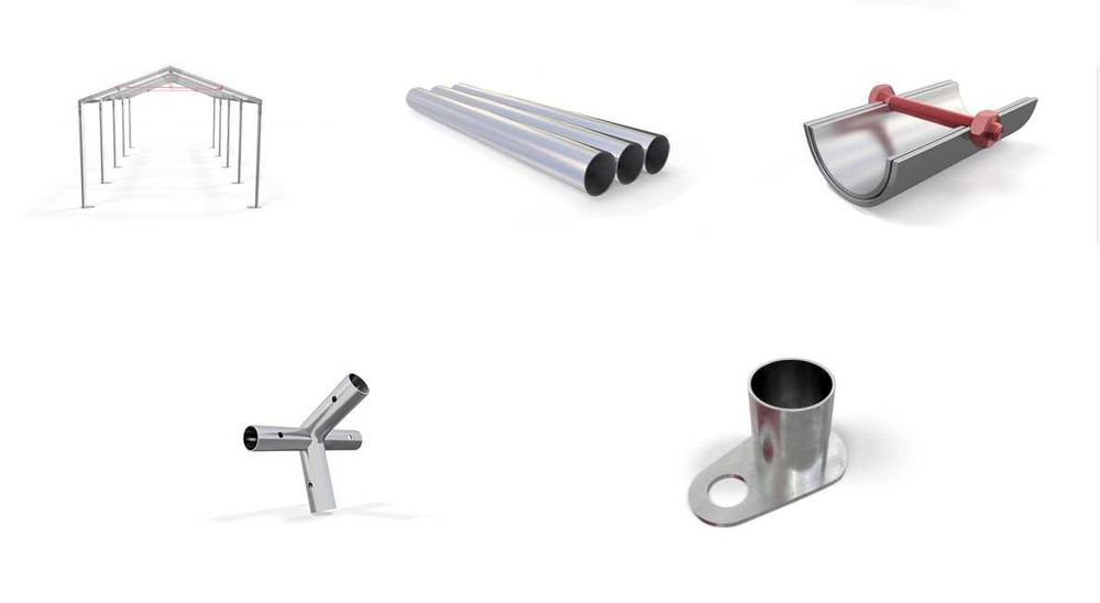 6x10x2m Namiot magazynowy hala firmowa przemysłowa namiotowa S SD 560