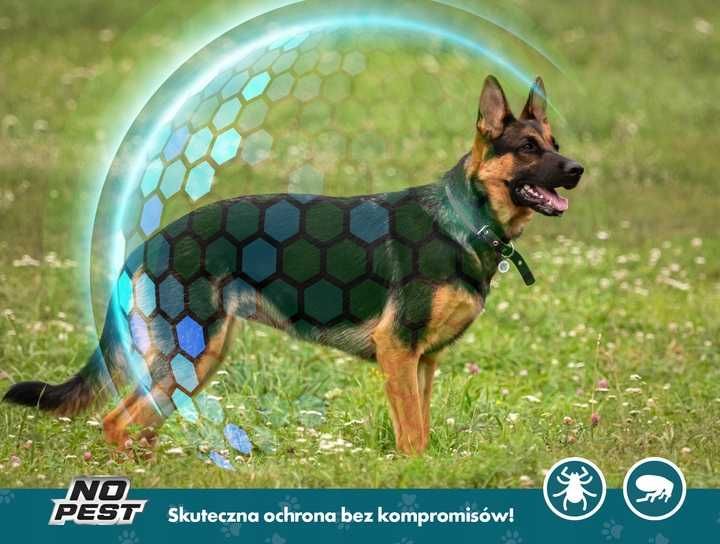 Obroża dla dużych psów (75 cm) na pchły, kleszcze i pasożyty No Pest®