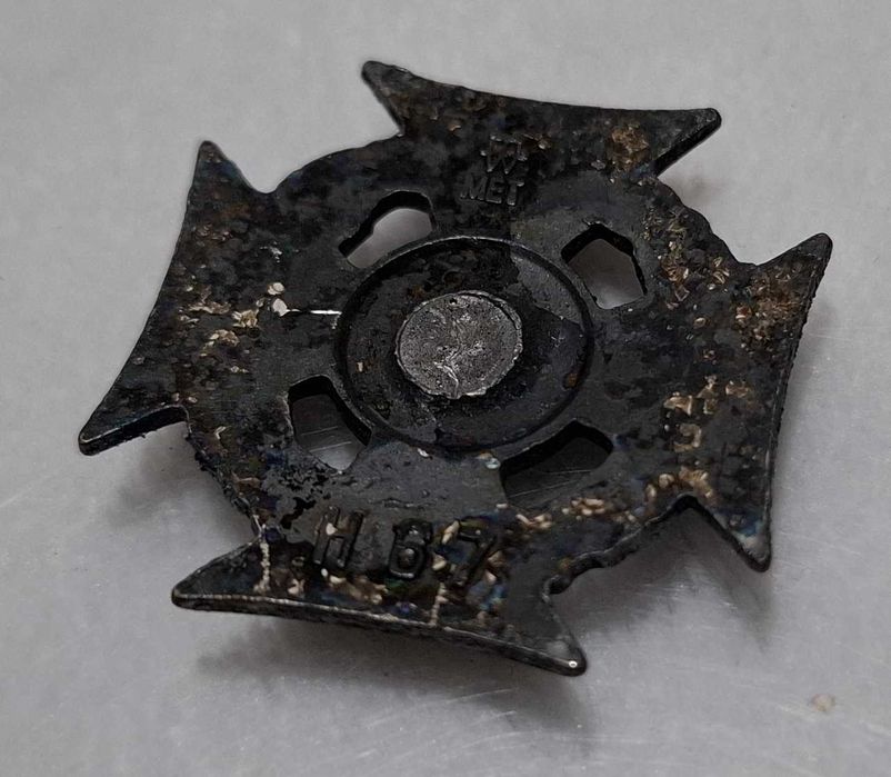 Odznaka CZUWAJ, Krzyż ZHP, 25,5mm (Kolekcje, odznaczenia)