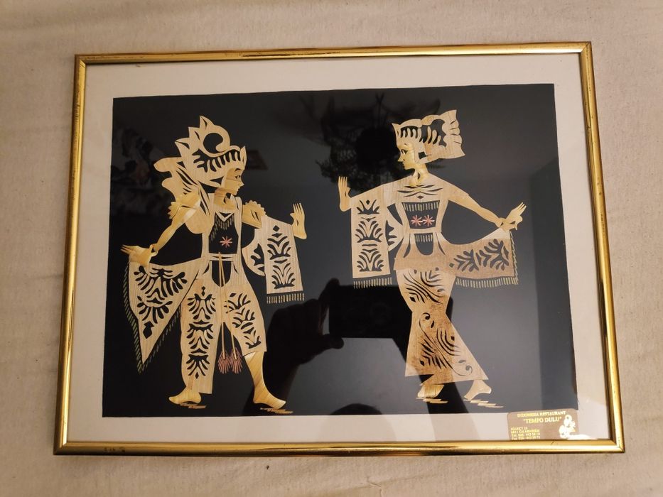 Obraz słomkowy z Indonezji