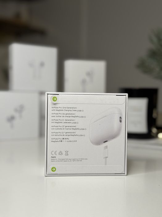 Навушники АірПодс Pro 2 з шумоподавлінням + чохол у подарунок