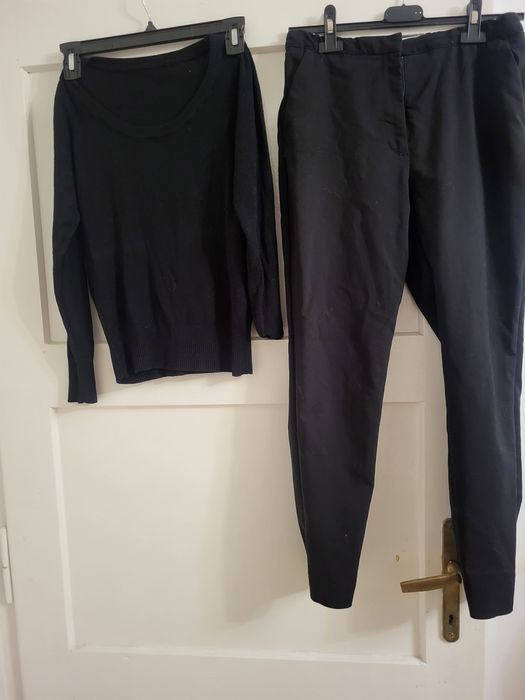 Bluzka i spodnie materiałowe XS cena 4zlote