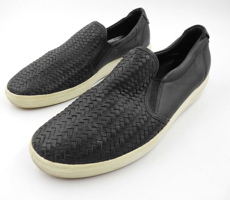 Ecco skórzane męskie mokasyny 42