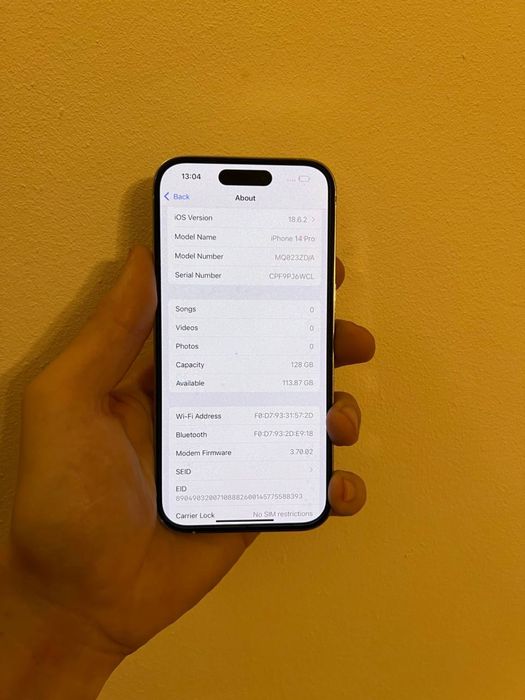 iPhone 14 pro 128 gb