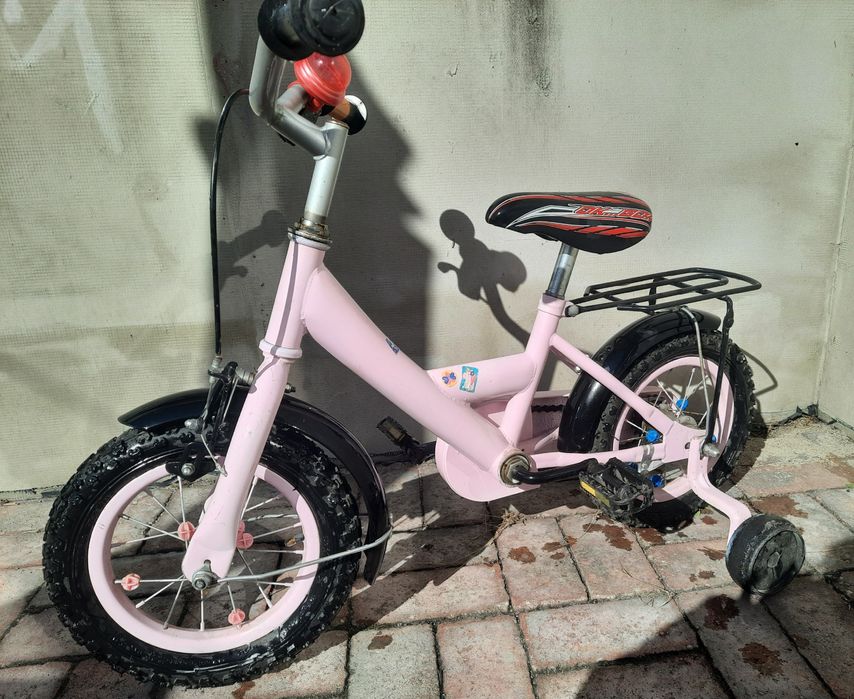 Pastelowy rowerek dziecięcy