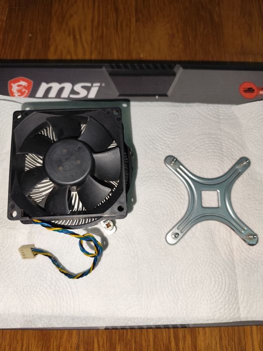 Cooler CPU Intel Socket 775 OEM (HP / Acer) + Backplate