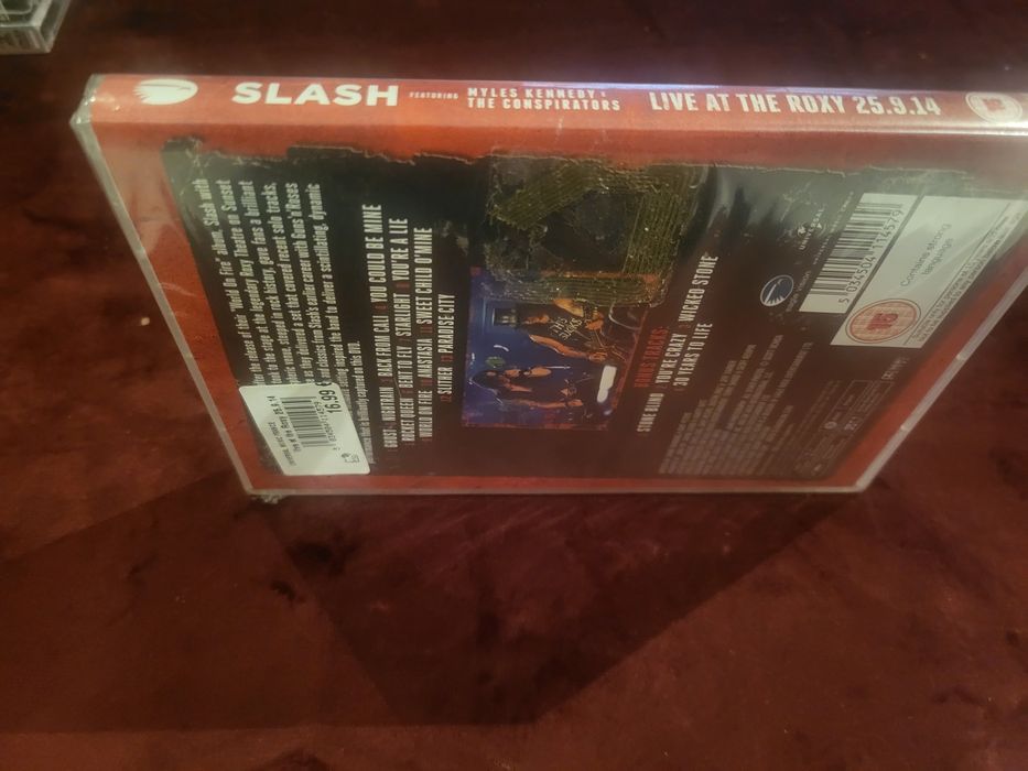 DVD Slash feat. Myles Kennedy & The Conspirators - Live At The Roxy 25.9.14 (novo, selado)