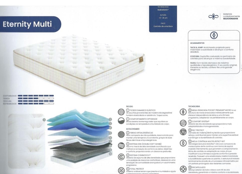 Colchão Molaflex Eternity Multi  Supreme 140x200