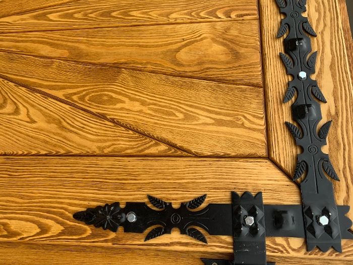 Drzwi drewniane zewnętrzne ocieplane szczotkowane olejowane CAŁY KRAJ