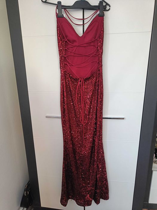 Sukienka maxi cekiny