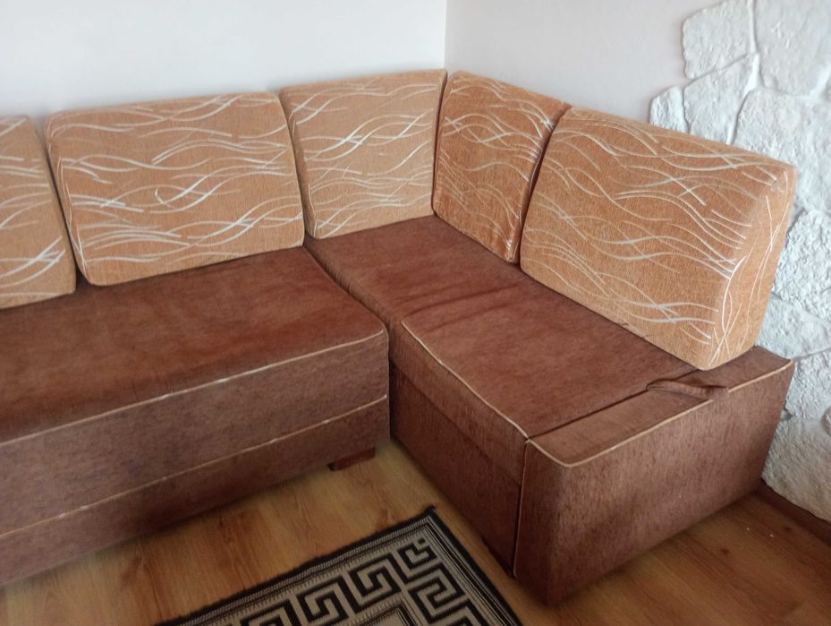 Sofa narożna rozkładana łóżko narożnik